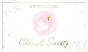 ZAPROSZENIA CHRZEST (10SZT)