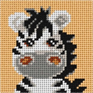 HAFT. MOJE PIERWSZE WYSZYWANIE - ZEBRA, ANEX-BIS