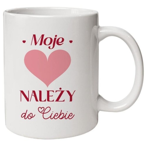 Kubek prezentowy Moje serce należy do Ciebie