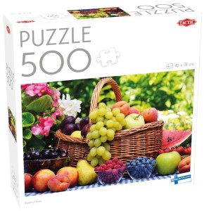 PUZZLE 500 KOSZ OWOCÓW, TACTIC