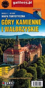 MAPA TUR. - GÓRY KAMIENNE I WAŁBRZYSKIE LAM