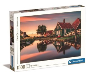 PUZZLE 1500 HQ ZAANSE SCHANS, CLEMENTONI