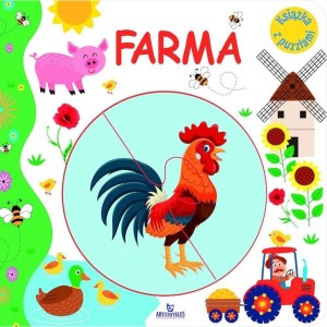 KSIĄŻECZKA Z PUZZLAMI. FARMA, EWELINA GRZANKOWSKA