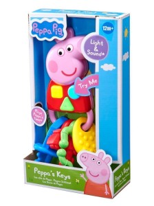 KLUCZYKI ŚWIATŁO DŹWIĘK ŚWINKA PEPPA, HTI