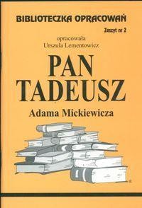 BIBLIOTECZKA OPRACOWAŃ NR 002 PAN TADEUSZ
