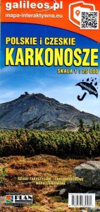 MAPA - POLSKIE I CZESKIE KARKONOSZE 1:25 000