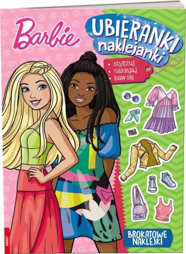 Barbie. Ubieranki, Naklejanki, praca zbiorowa