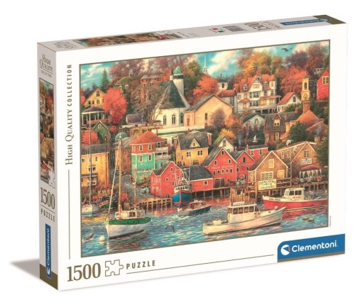 Puzzle 1500 HQ Good Times Harbor, Clementoni
