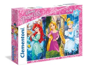 PUZZLE 60 SUPERKOLOR KSIĘŻNICZKI, CLEMENTONI
