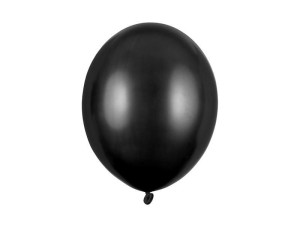 BALONY STRONG METALLIC BLACK 30CM 50SZT