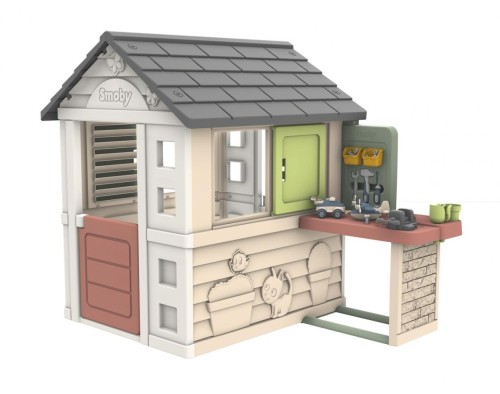 Domek z warsztatem, Smoby