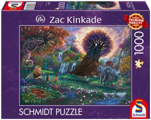 PUZZLE PQ 1000 OGRÓD EDEN, SCHMIDT