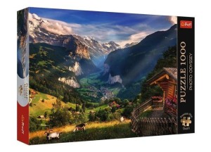 PUZZLE 1000 DOLINA LAUTERBRUNNEN TREFL, TREFL