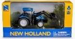 MINI NEW HOLLANDTRAKTOR T6 Z ŁOPATĄ, DAFFI