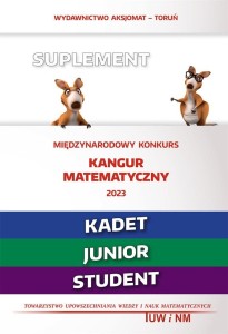 MATEMATYKA Z WESOŁYM KANGUREM KADET/JUNIOR...