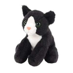 KOT SIEDZĄCY CZARNY 13CM, BEPPE