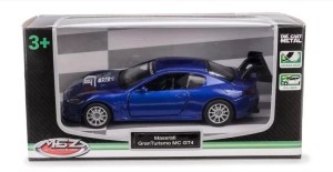 MSZ 1:43 MASERATI GRANTURISMO MC GT4/67355/BLUE