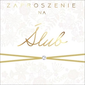 ZAPROSZENIE ŚLUB