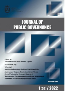 JOURNAL OF PUBLIC GOVERNANCE 1/2022