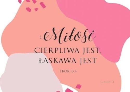 Magnes na lodówkę - Miłość cierpliwa jest, Szaron