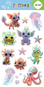 TATUAŻE ZMYWALNE AQUA CUTIES HAPPY COLOR, GDD