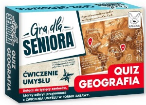GRA DLA SENIORA. QUIZ GEOGRAFIA, KANGUR