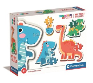 MOJE PIERWSZE PUZZLE DINOZAURY, CLEMENTONI