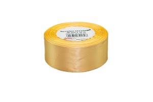 WSTĄŻKA SATYNOWA ZŁOTA 38MMX32M