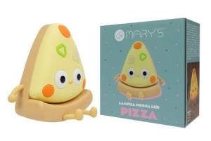 LAMPKA NOCNA LED PIZZA, MARY'S