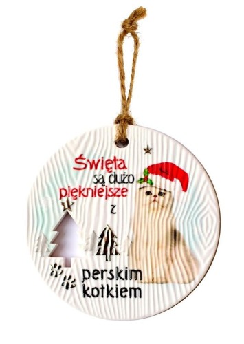 Zawieszka ceramiczna Boże Narodzenie Pers