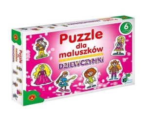 PUZZLE DLA MALUSZKÓW DZIEWCZYNKI ALEX, ALEXANDER