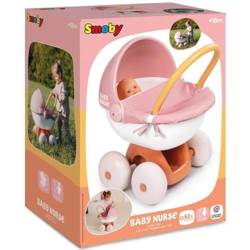 Smoby Baby Nurse Wózek z daszkiem, Smoby