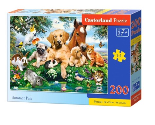 Puzzle 200 Summer Pals CASTOR, Castorland