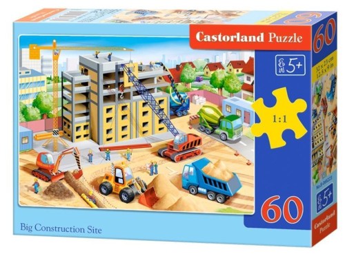 Puzzle 60 Big Construction Site CASTOR, Castorland
