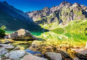 PUZZLE 1500 SUNRISE AT MORSKIE OKO, POLAND CASTOR