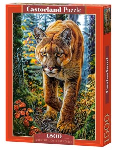 PUZZLE 1500 MOUNTAIN LION IN THE FOREST CASTOR