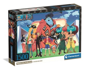 PUZZLE 1500 COMPACT ONE PIECE, CLEMENTONI
