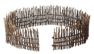 ZESTAW DREWNIANE OGRODZENIE BRĄZOWE, COLLECTA