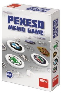 MEMORY MEMO MARKI SAMOCHODÓW, DINO TOYS