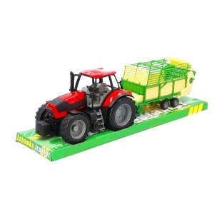TRAKTOR Z PRZYCZEPĄ SAMOZBIERAJĄCĄ, MACYSZYN TOYS