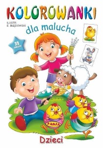 KOLOROWANKI DLA MALUCHA. DZIECI, BŁĘDOWSKI, ERNEST