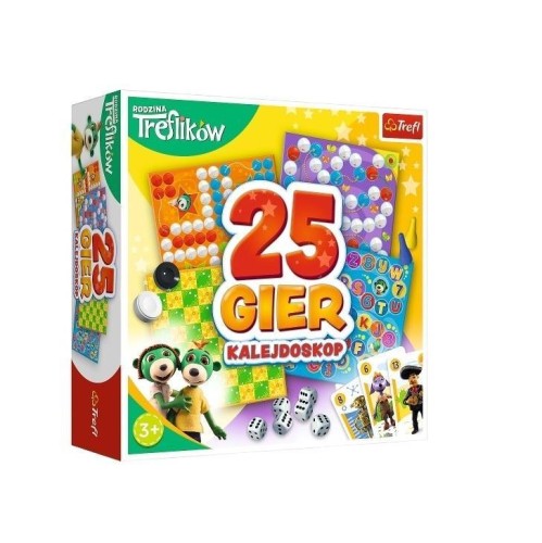 Kalejdoskop 25 gier Rodzina Treflików TREFL, Trefl