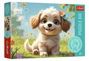 PUZZLE 60 SZCZENIACZKIEM BYĆ! TREFL, TREFL