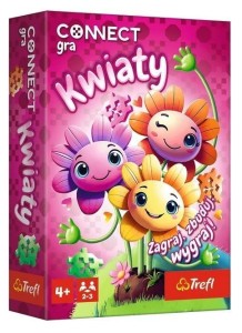 GRA DLA DZIECI CONNECT KWIATY, TREFL