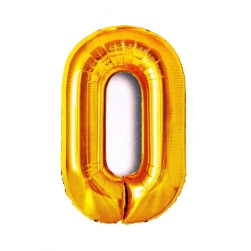 Balon foliowy złoty 9