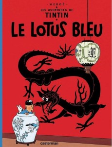 TINTIN LE LOTUS BLEU, HERGE