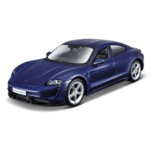 PORSCHE TAYCAN TURBO S BLUE 1:24 BBURAGO, BBURAGO