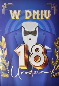 KARNET URODZINY 18