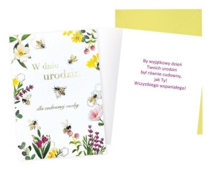 KARNET W DNIU URODZIN