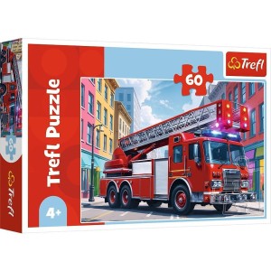 PUZZLE 60 MASZYNY ROLNICZE - KOMBAJN TREFL, TREFL
